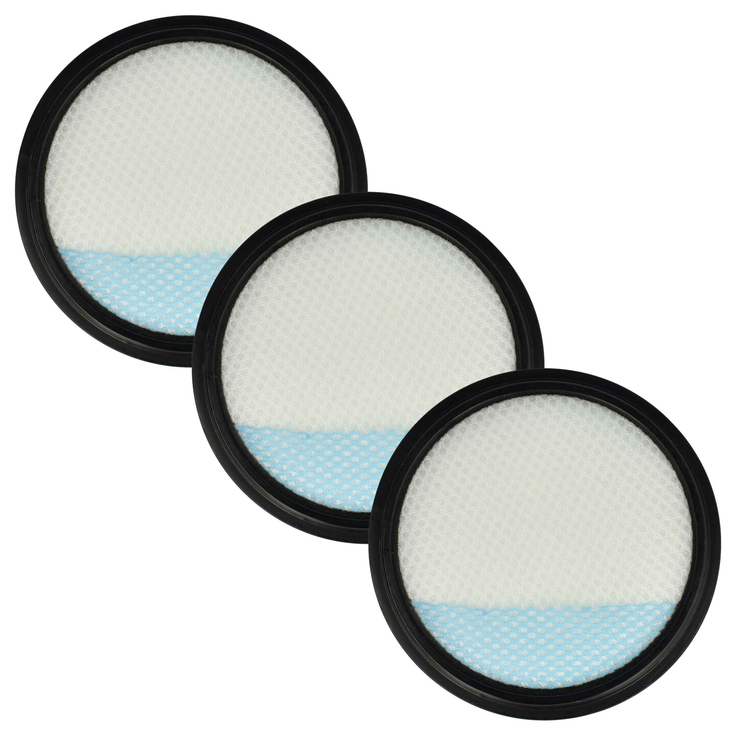 3x Filtros Pré-Motor vhbw para Dirt Devil e Vax - Substituição 2690052441, 0777001