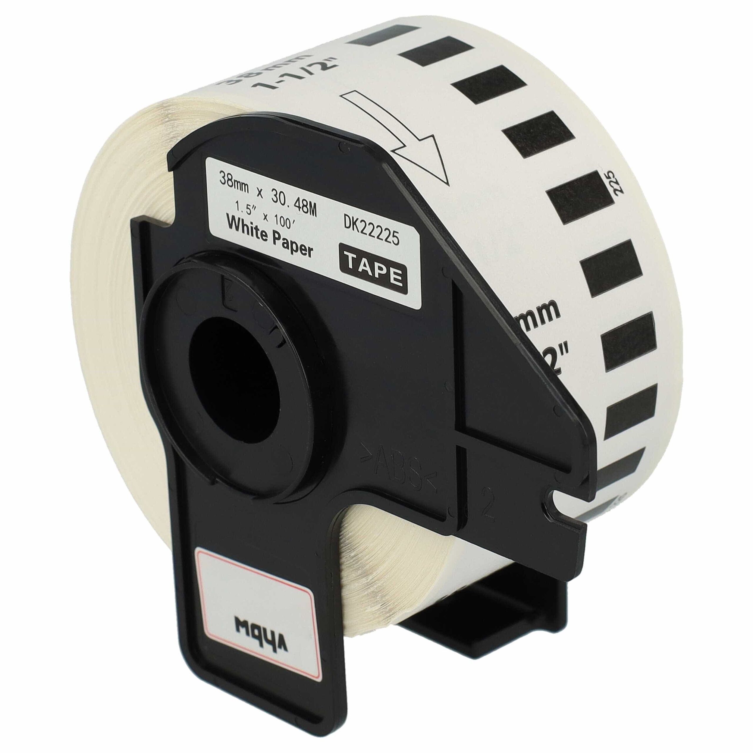 Rolo de Etiquetas Compatível com Brother DK-22225 - 38 mm x 30,48 m + Suporte