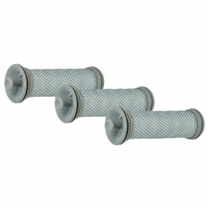 Filtro HEPA pré-motor vhbw - 3 unidades compatível com Grundig 9178016968