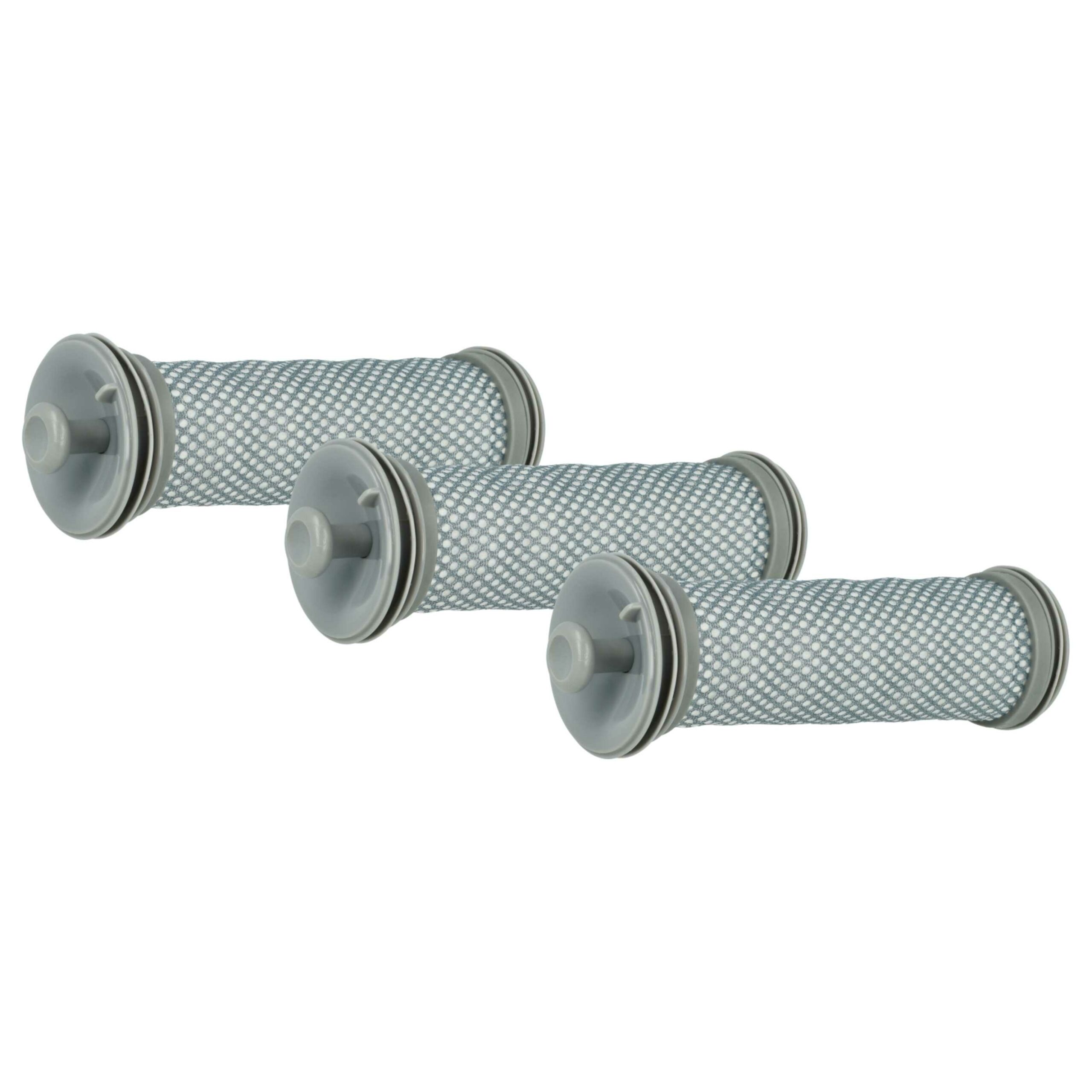 Filtro HEPA pré-motor vhbw - 3 unidades compatível com Grundig 9178016968