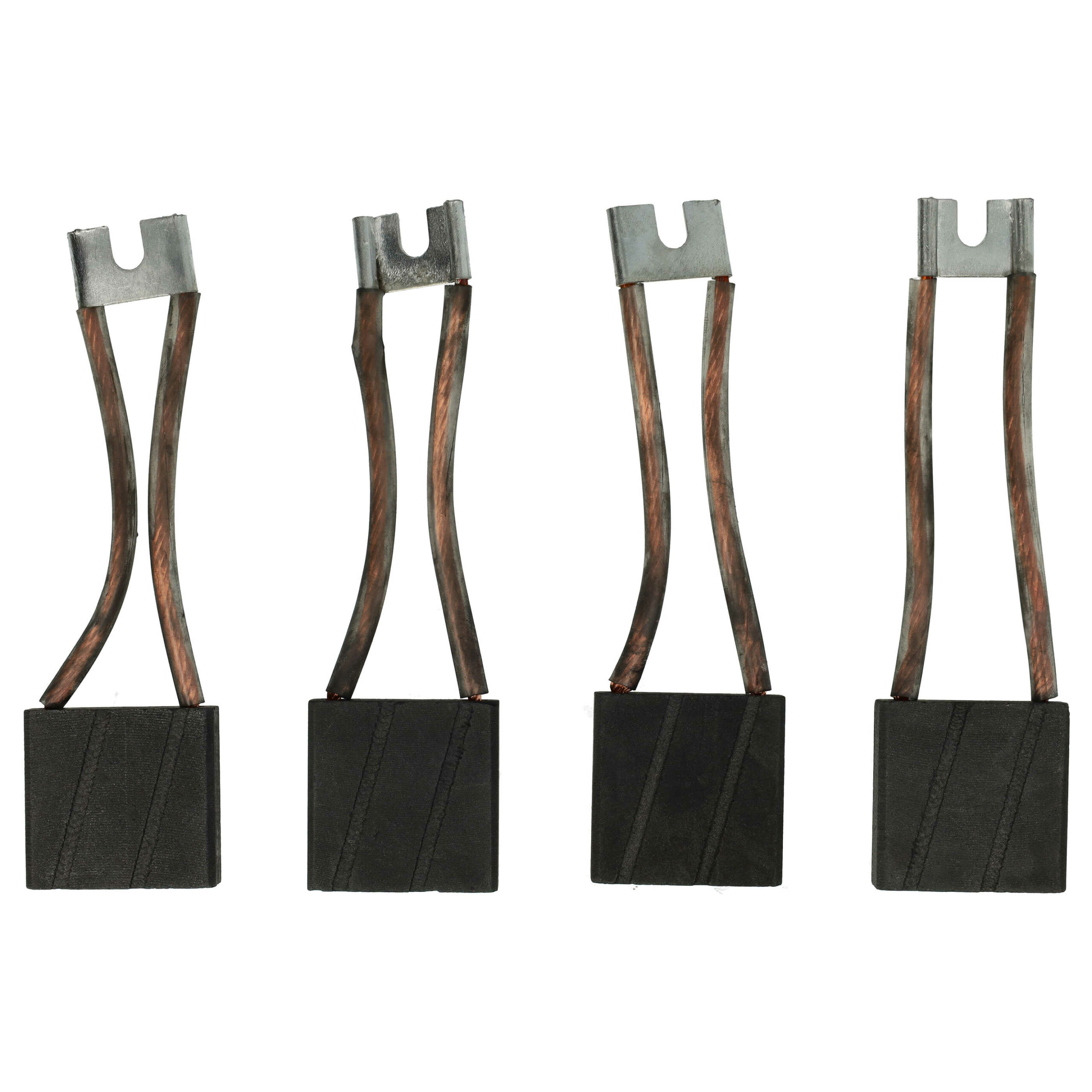 4 Escovas de Carvão vhbw Compatíveis com Asein 6017 para Ferramentas Elétricas - 40 x 39,8 x 12,5 mm - Image 2