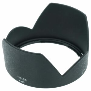 Protetor de Lente vhbw para Nikon HB-58, 77 mm, Plástico Preto