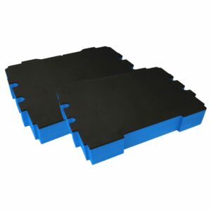2x Almofadinhas de Espuma para Caixa de Ferramentas Festool Systainer T-LOC - Espuma Rígida