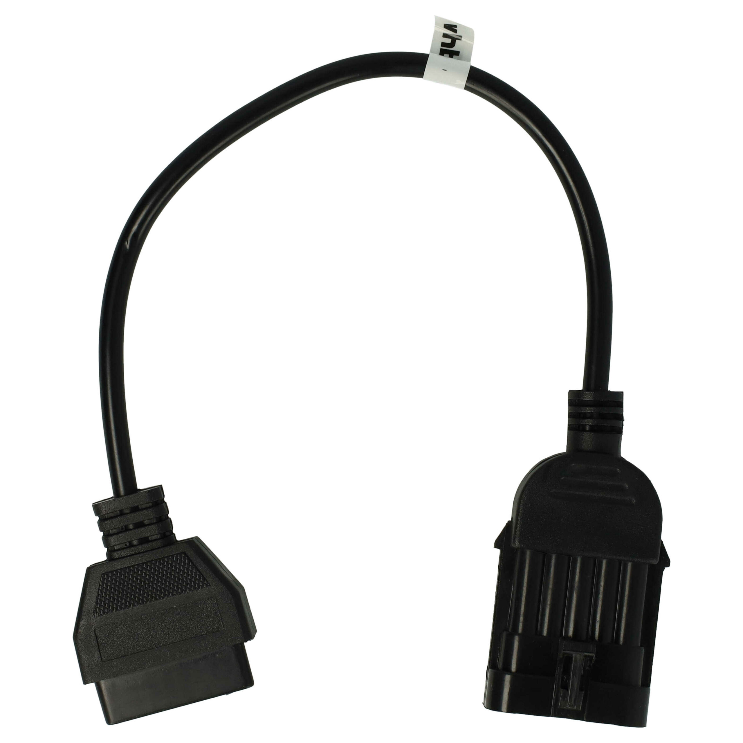 Adaptador OBD2 10 Pinos OBD1 para Opel (até 1997) Astra, Calibra, Corsa, Kadett