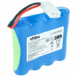 Bateria vhbw 9.6V 3000 mAh NiMH para Limpador de Piscina Water Tech 9630-BHPB