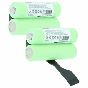 2x Bateria de Substituição para Comando Remoto Demag 773-499-44 - 2000 mAh
