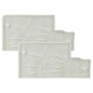 2x Filtro Motor de Substituição Kärcher 5.731-611.0 para Aspiradores Kärcher, 9.2 x 18.3 cm - vhbw