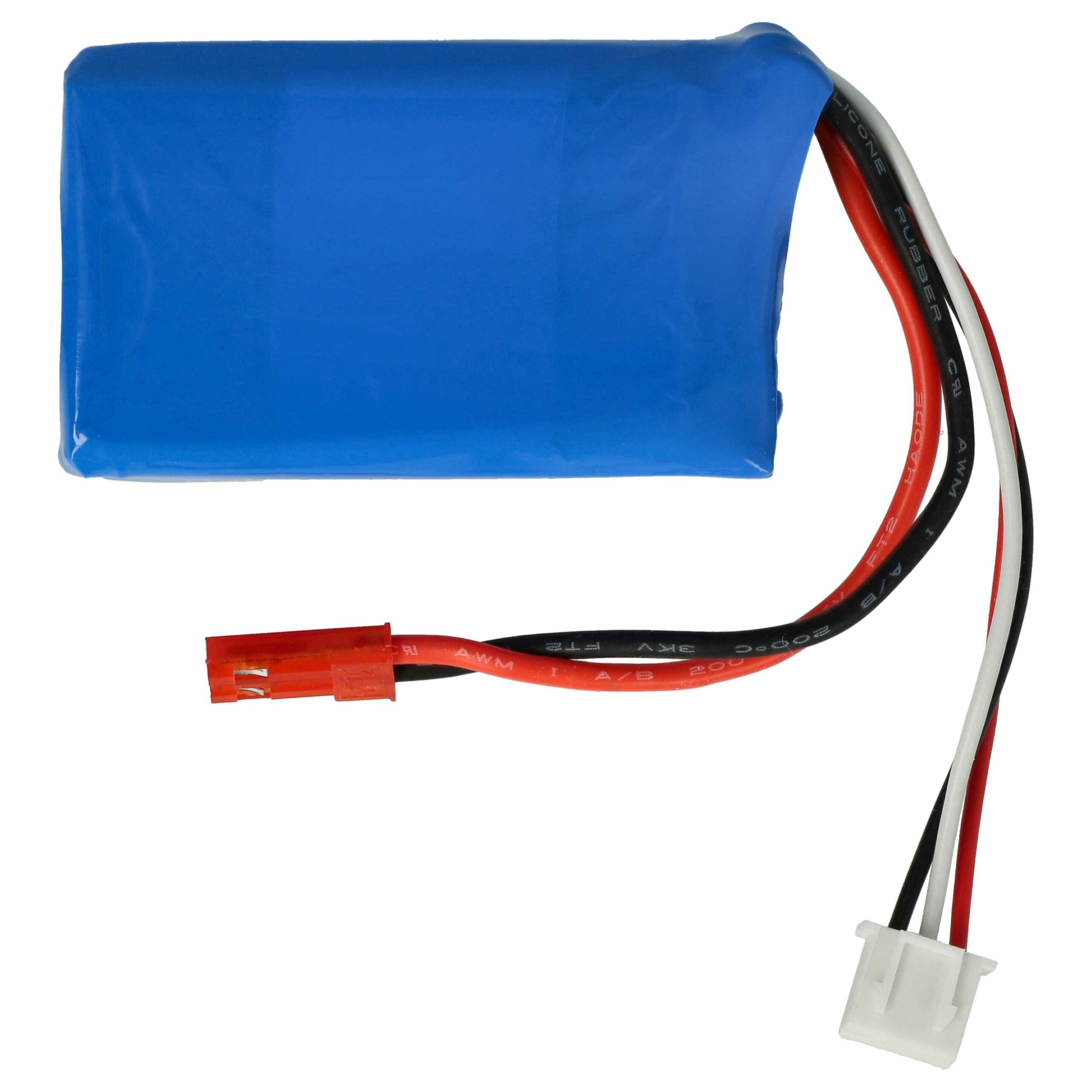 Bateria Li-polymer 700 mAh 7.4 V vhbw para Modelos RC - Conector BEC - Image 4