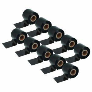 10x Bobina de Transferência Térmica vhbw 60 mm x 300 m - Compatível com Godex, Printronix, TSC, Valentin