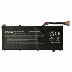 Bateria para Portátil Acer vhbw - Compatível com 3ICP7/61/80, AC14A8L - 4600 mAh 11.4 V Li-polímero