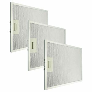 3x Filtro de Gordura em Metal Longa Duração vhbw para Klarstein 10034877