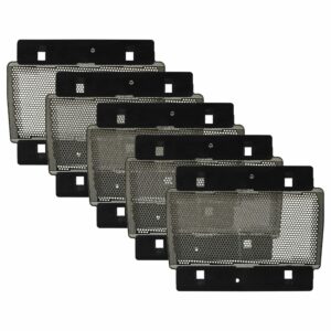 5x Lâminas de barbear compatíveis com Braun 3000 Interface - vhbw (prata/cinzento)