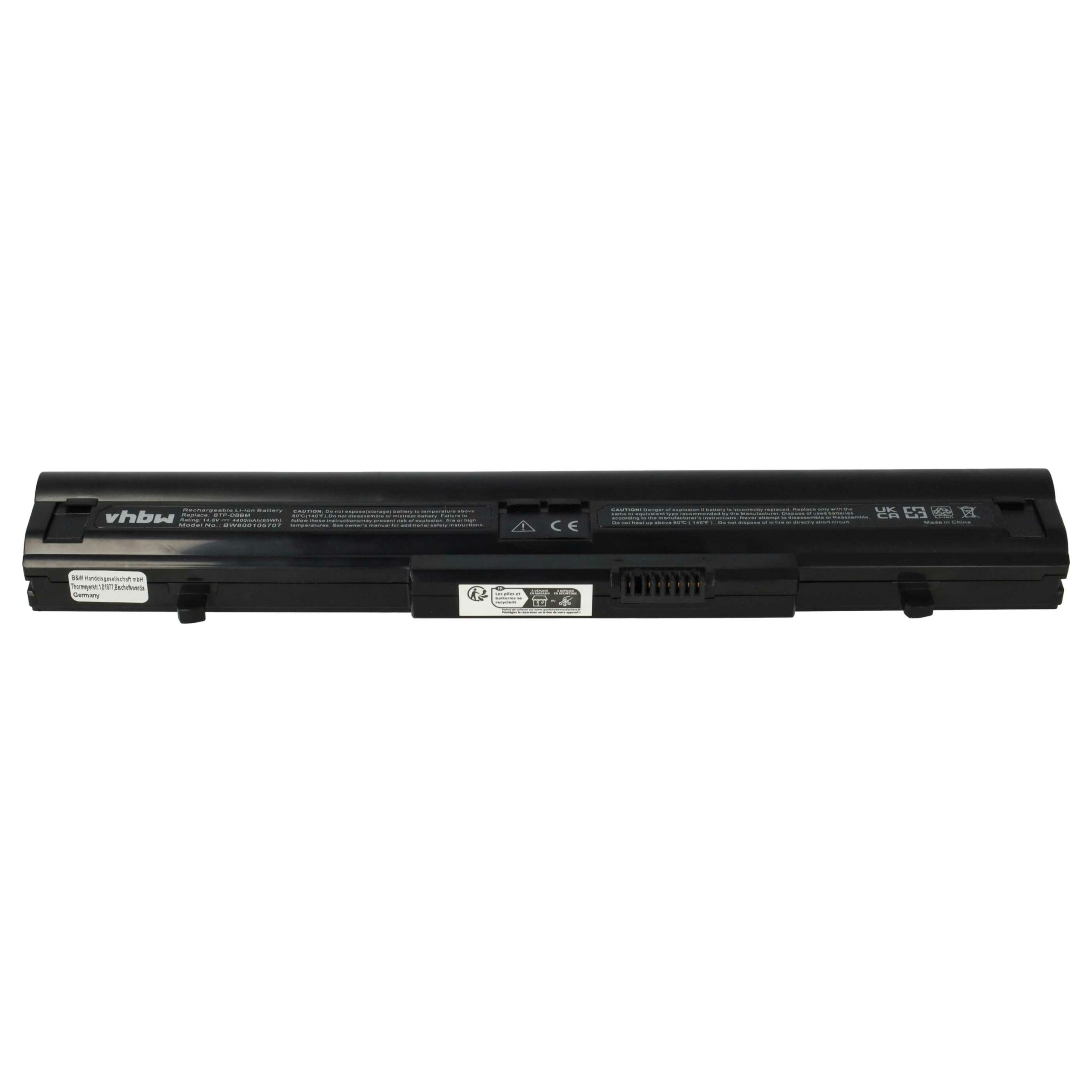 Bateria para Portátil Medion vhbw 40031863, 40031366, 40031365, 40022879 - 4400 mAh 14.8 V Li-Ion - Image 4