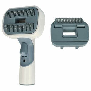 Escova 2-em-1 para Pelos de Animais Domésticos com Conector Redondo ⌀ 32 mm - vhbw