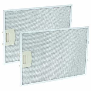 2x Filtro Grelha Metálica Longa Duração vhbw substitui Bosch 00353110