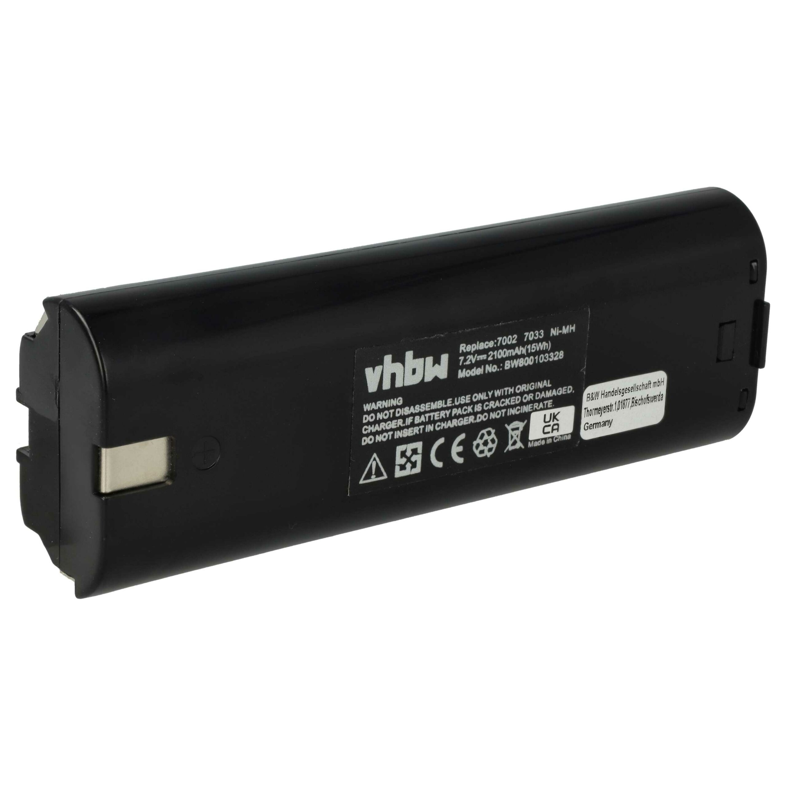 Bateria vhbw para Einhell 91011 e Ferramentas Eléctricas - 2100 mAh, 7.2 V, NiMH