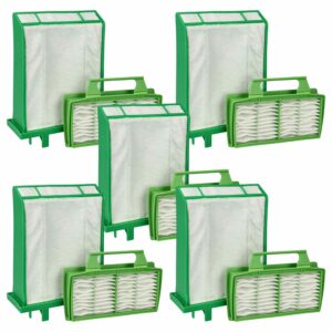 Conjunto de 5 Filtros para Aspirador Sebo 6696ER - vhbw
