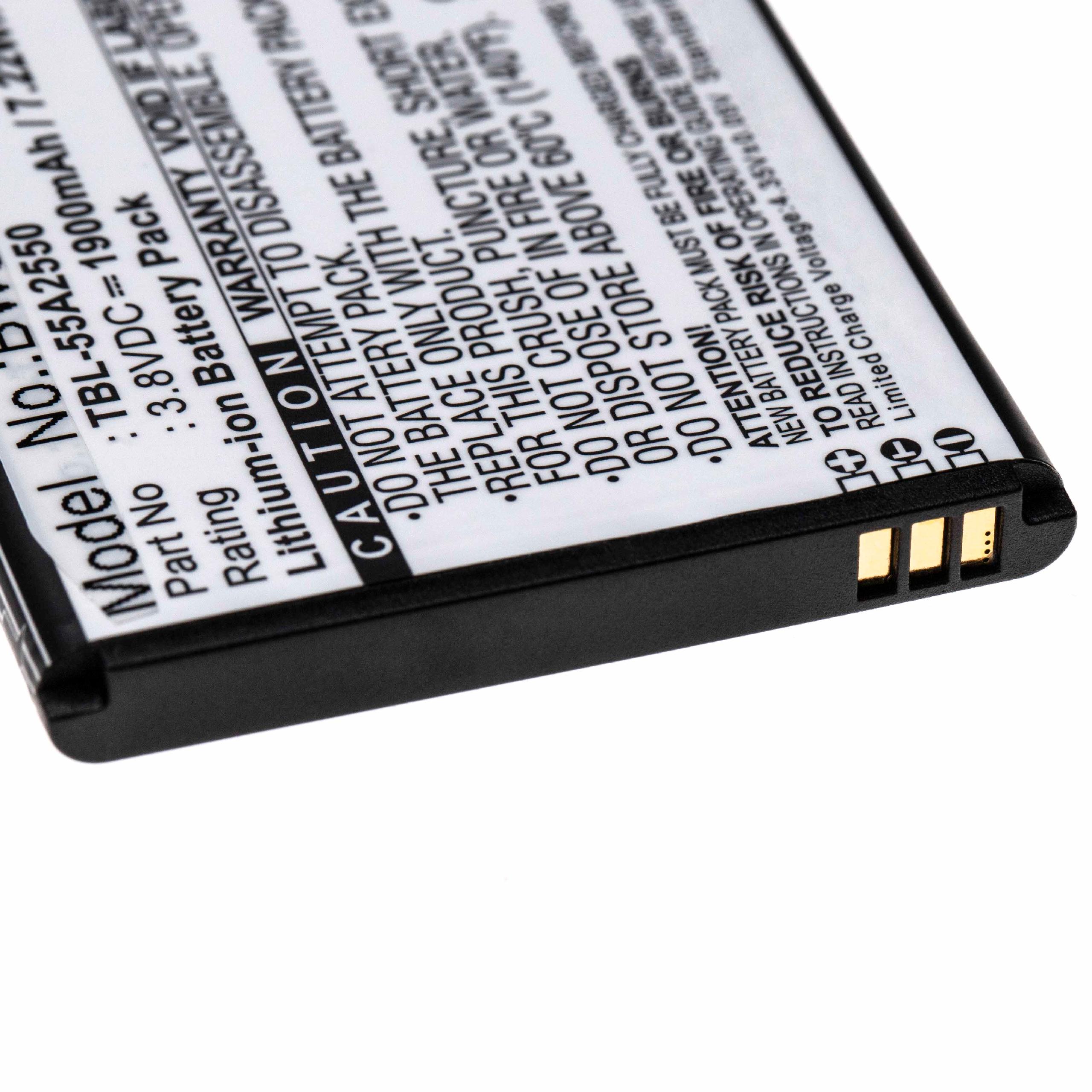 Bateria para Router Móvel TP-Link TBL-55A2550 - 1900 mAh 3.8 V Li-Ion vhbw - Image 2