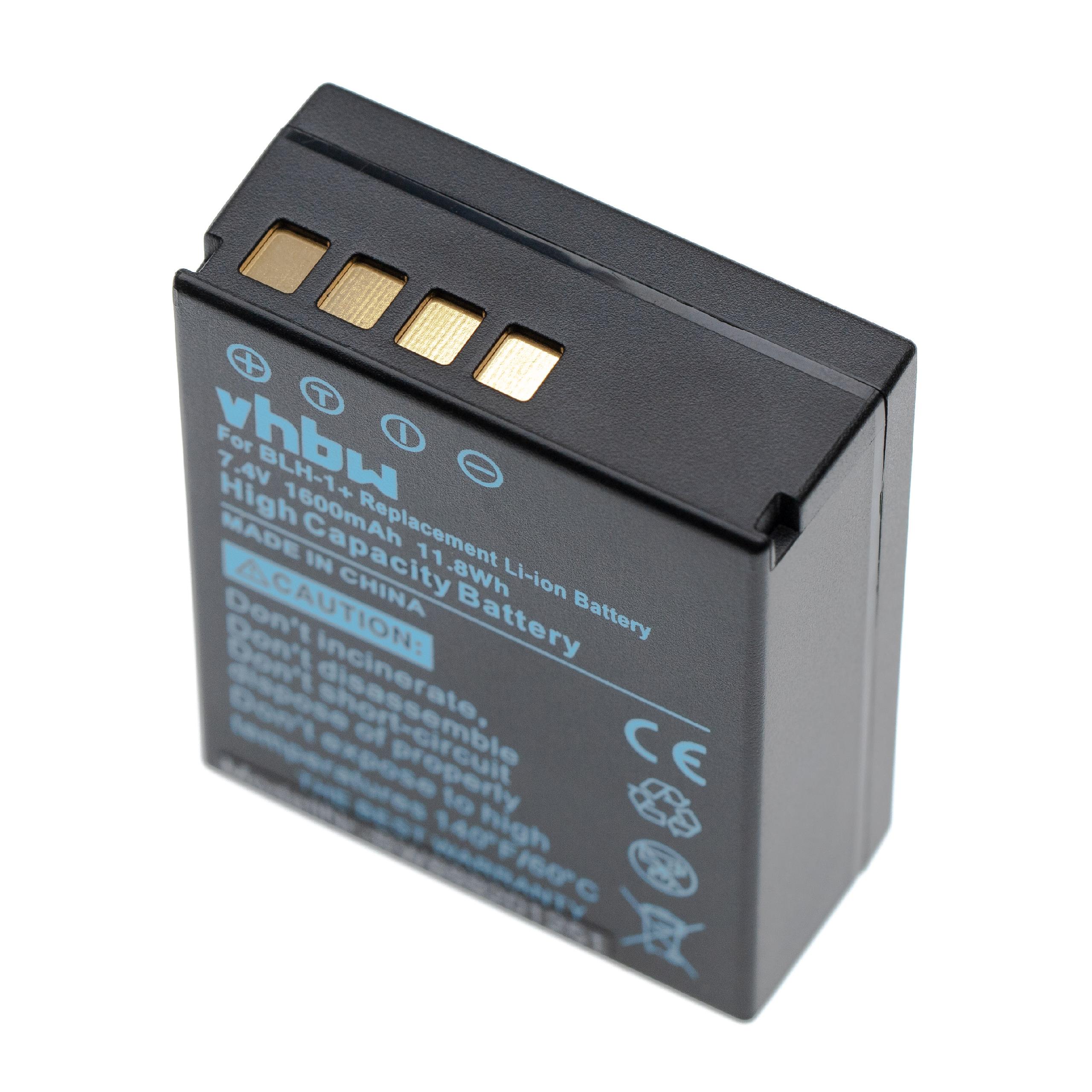 Bateria vhbw para Olympus BLH-1 - 1600mAh, 7.4V, Li-Ion com Chip de Informação - Image 3