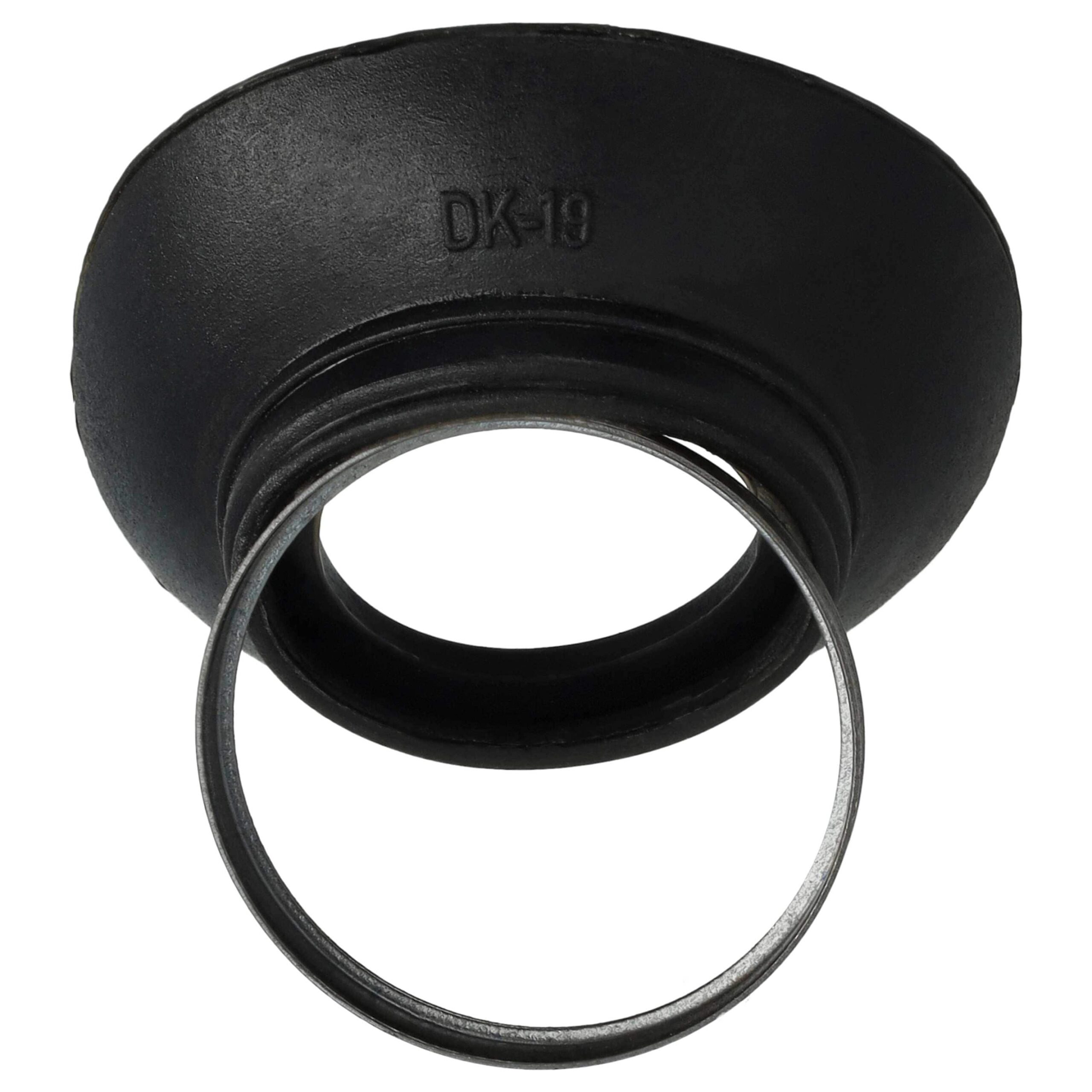 Oculógrafo vhbw compatível com Nikon DK-19 para Nikon D810a, plástico preto