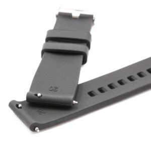 Pulseira S para Samsung Galaxy Watch - Silicone Preto, 20mm, 11.1 + 73 cm