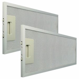 2x Filtro de Graxa Metal Longa Duração vhbw para Klarstein 10034875