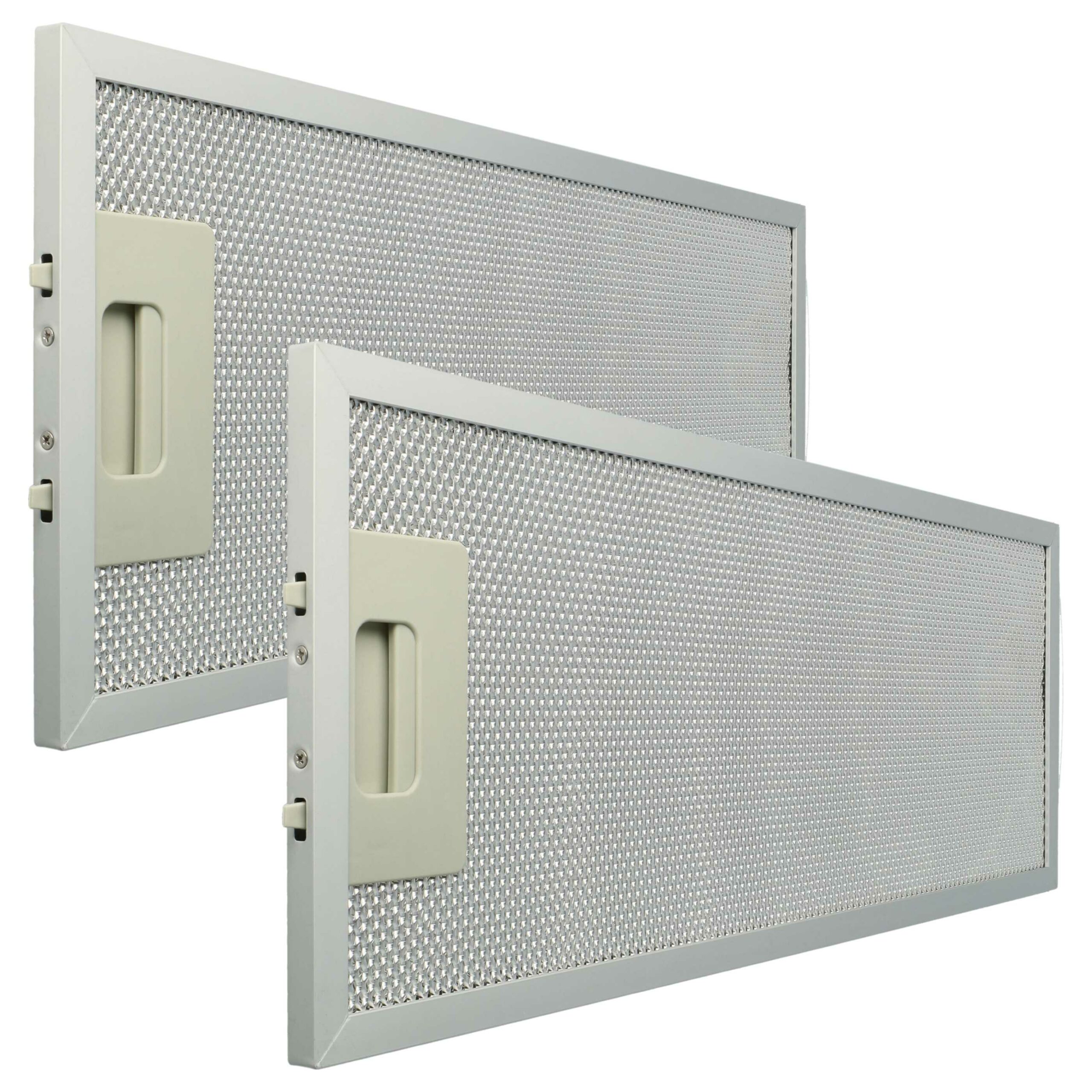 2x Filtro de Graxa Metal Longa Duração vhbw para Klarstein 10034875