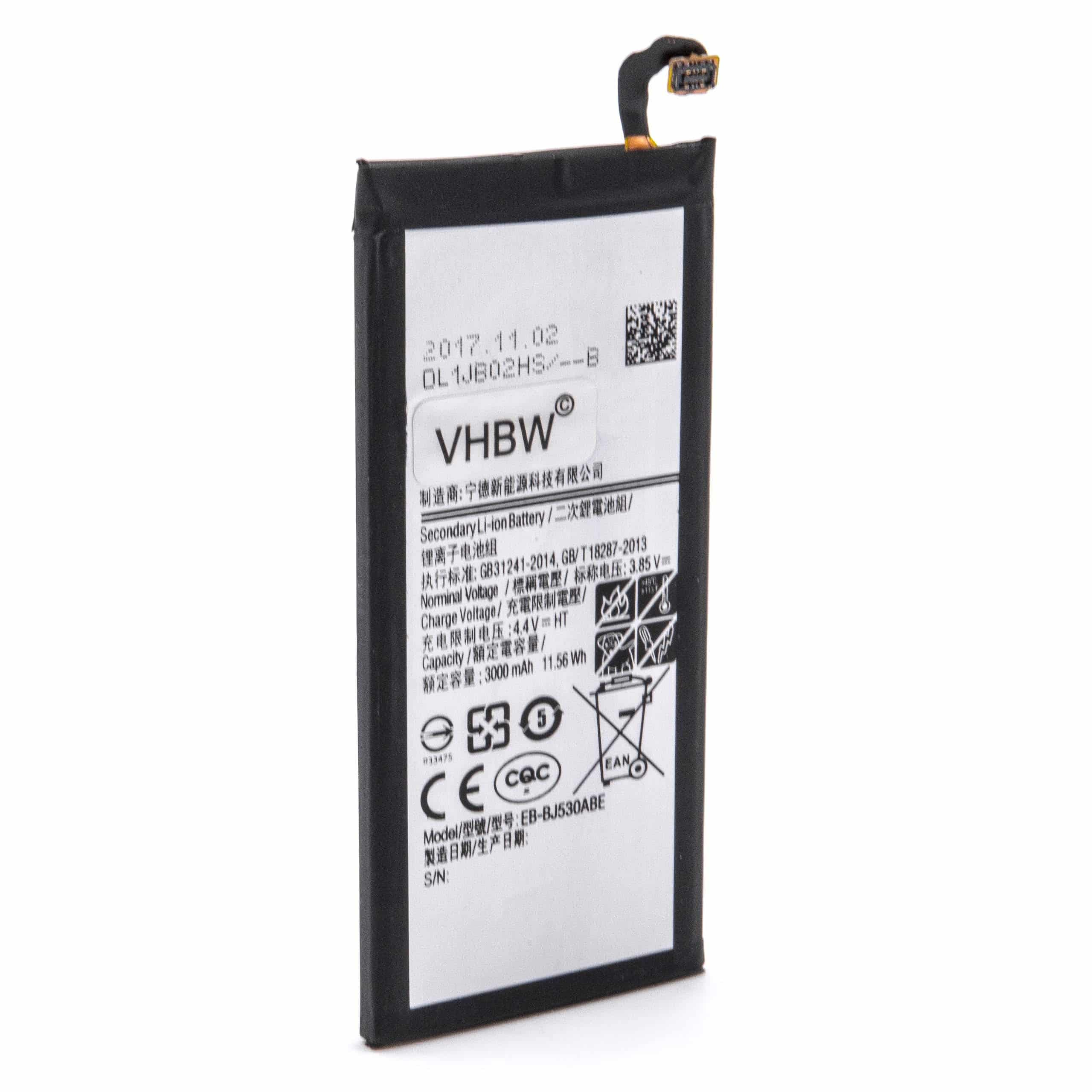 Bateria para Samsung EB-BJ530ABE - 3000 mAh 3.85 V Li-polymer vhbw