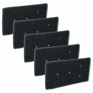 Conjunto de Filtros de Espuma (5x) Compatível com Secadores Whirlpool / Bauknecht 481010716911