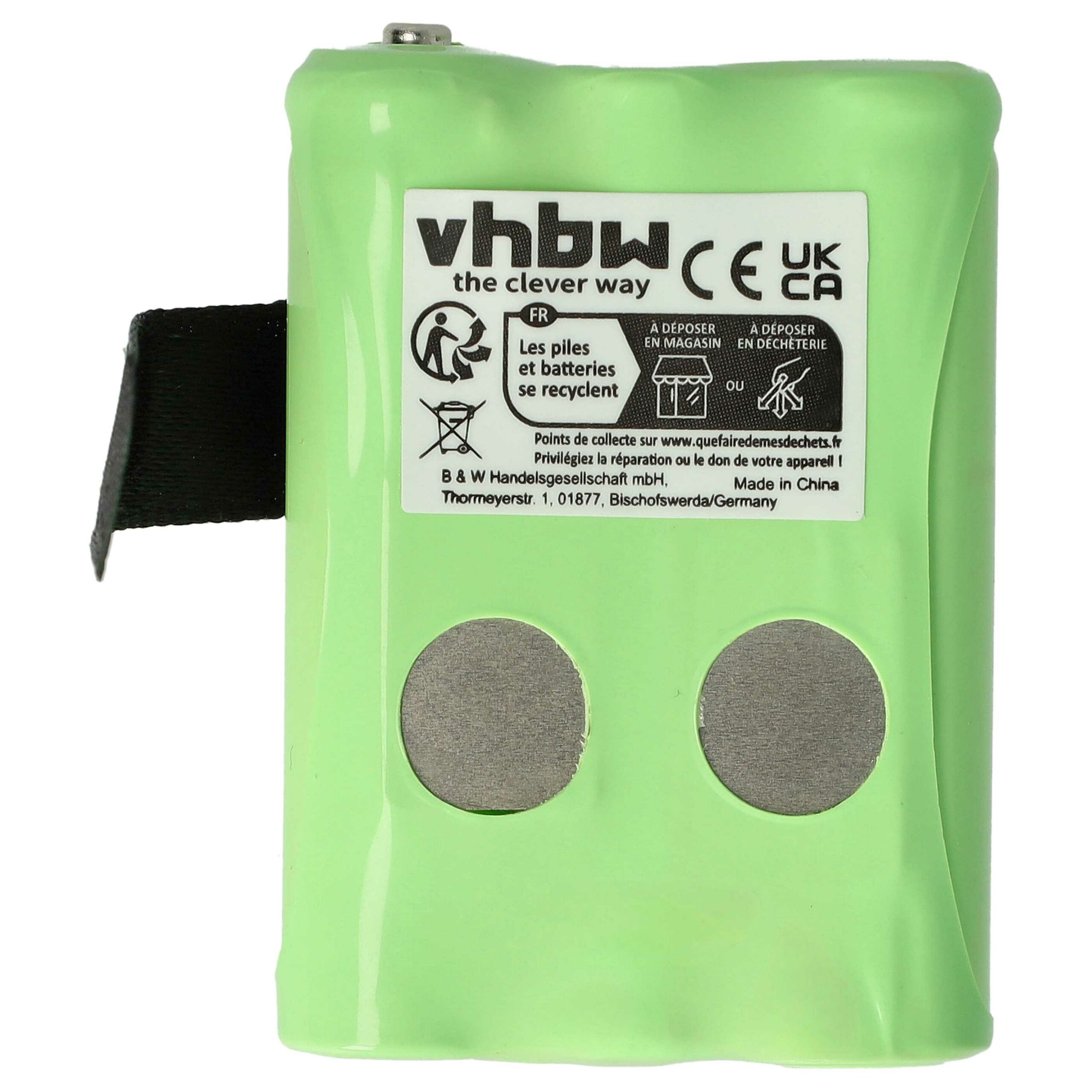 Bateria vhbw para Motorola CB Radio - 700 mAh 3.6V NiMH (substitui 53617, 3XCAAA, KEBT-086-B) - Image 4