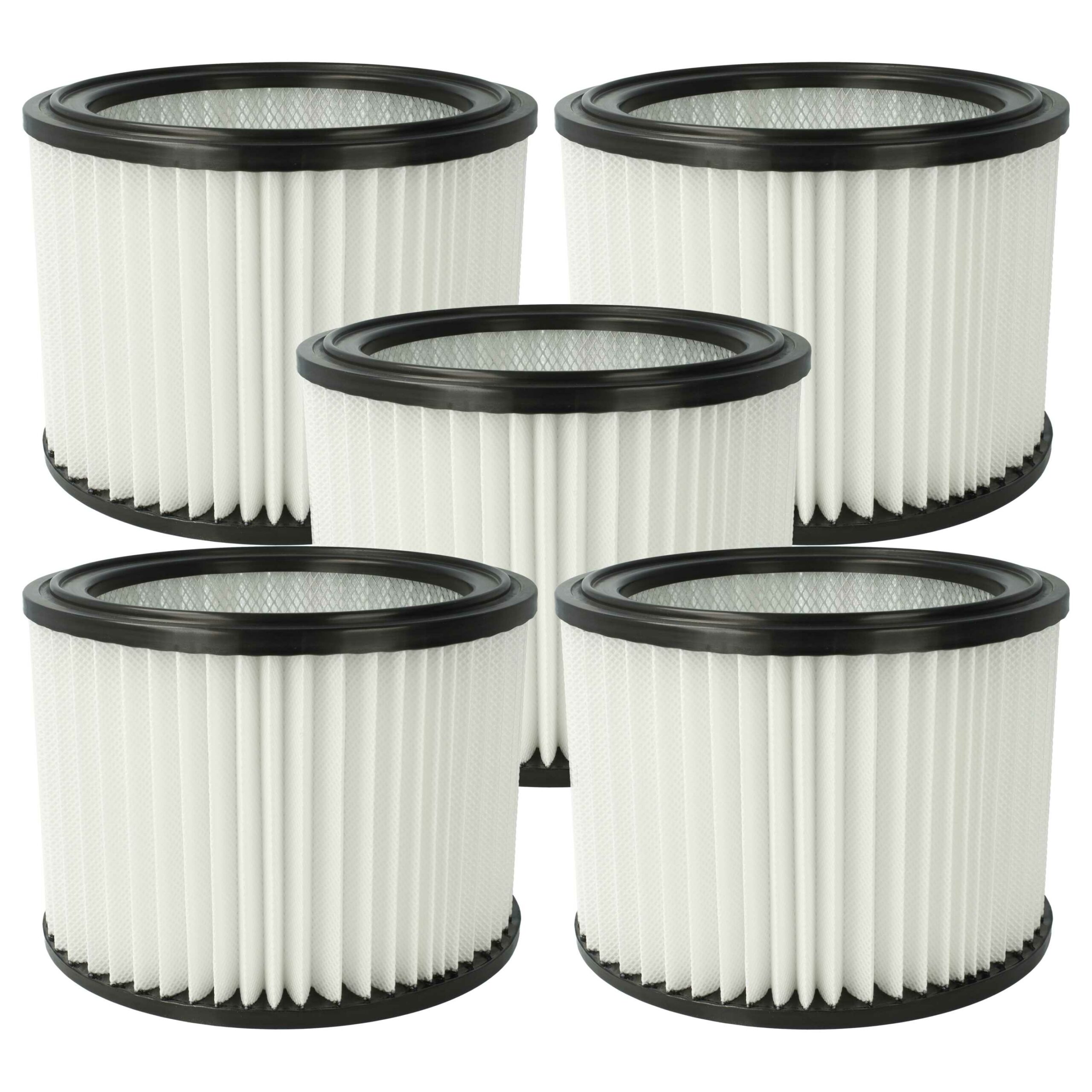 5x Filtro de Substituição vhbw para Aspirador Hitachi / HiKOKI 4100601