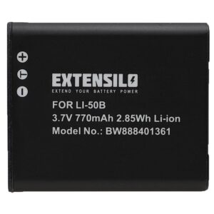 Bateria compatível Casio NP-150, NP-10 - 770mAh, 3.7V, Li-Ion EXTENSILO