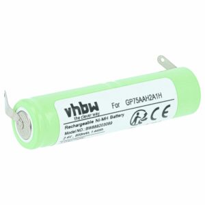Bateria para Escova de Dentes Omron GP75AAH2A1H - 600mAh, 2.4V vhbw