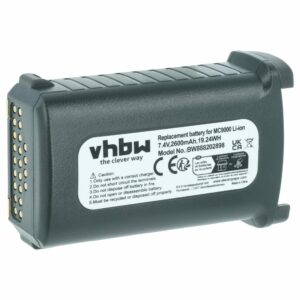 Bateria vhbw para Symbol 21-65587-03, 21-65587-02, 21-65587-01, 21-61261-01 - 2600mAh, 7.4V