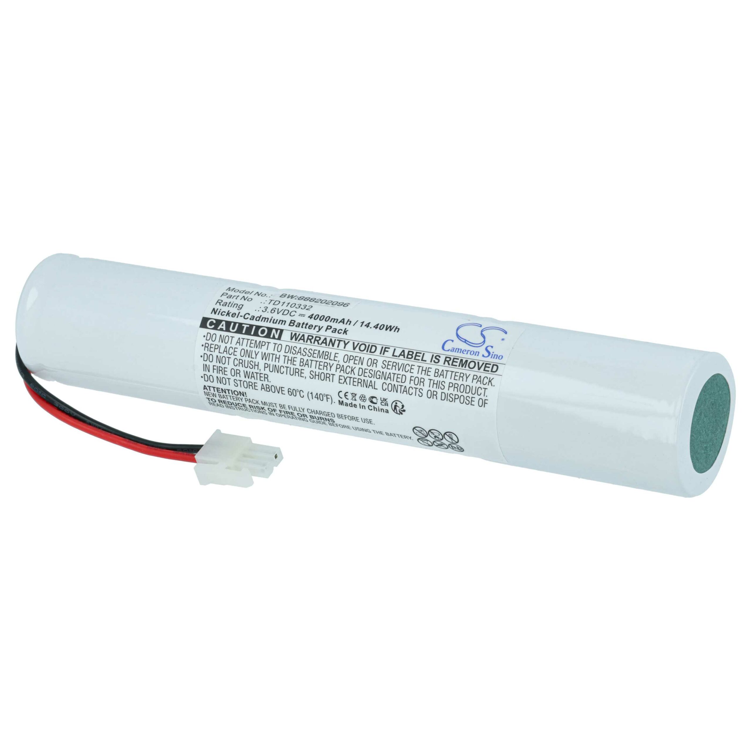 Bateria de Emergência 5x NiCd vhbw compatível Schneider 329056000, TD110332 - 4000 mAh 3.6 V - Image 4
