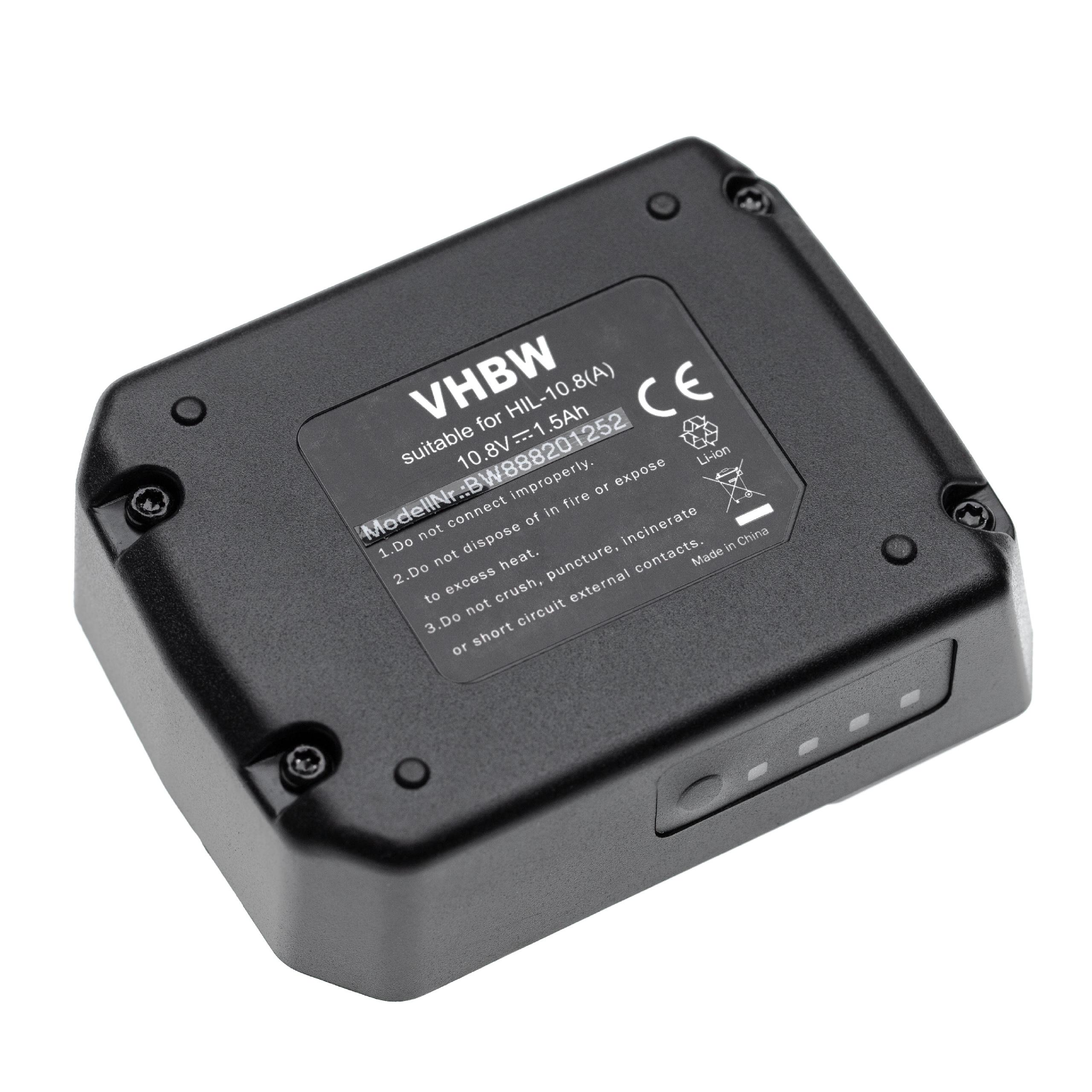 Bateria vhbw para Hilti B 12/4.0, B 12/2.6 - 1500 mAh, 10.8 V, Li-Ion - Image 2