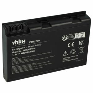 Bateria vhbw para Acer BATCL50L / BATCL51L - 4400 mAh 14.8 V Li-Ion