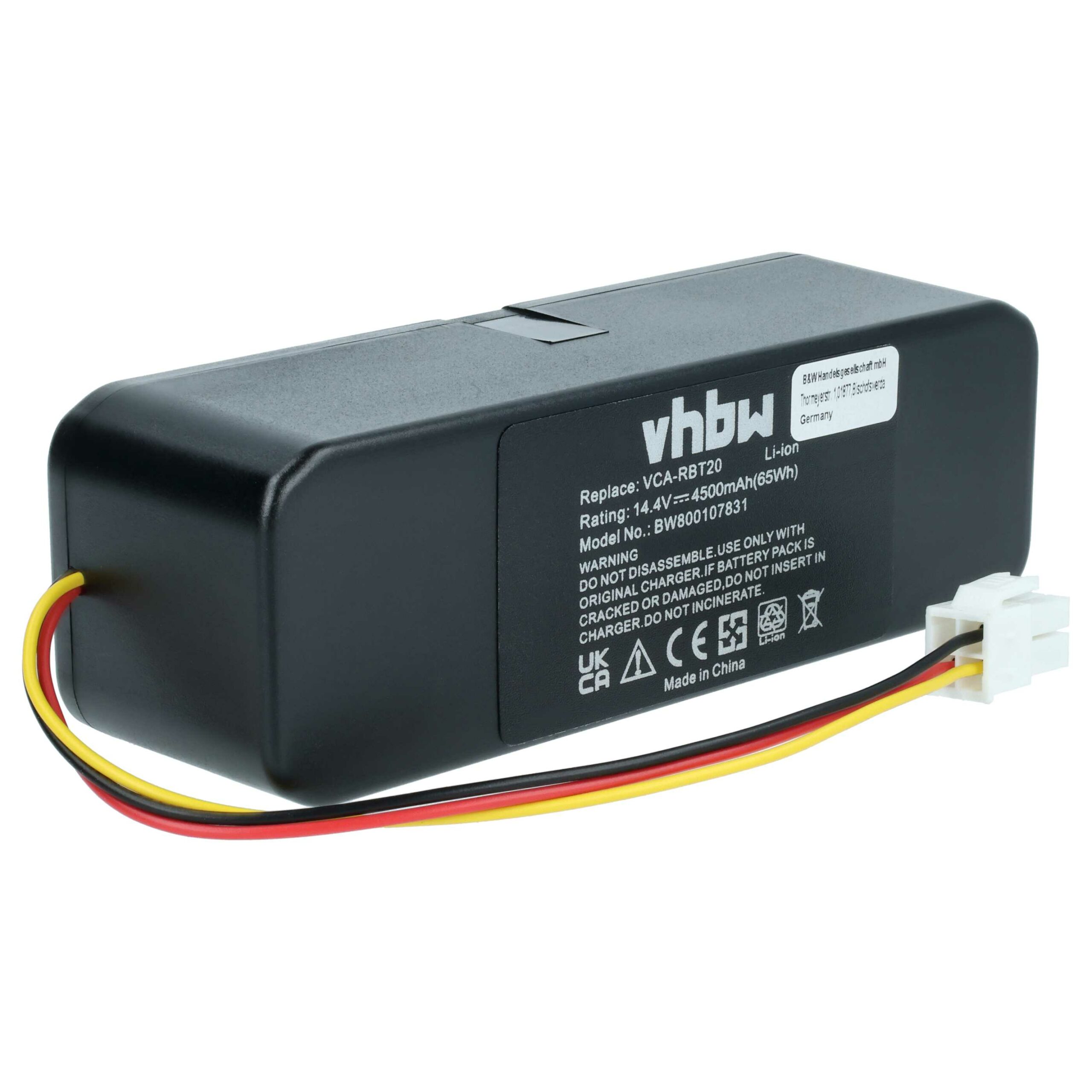 Bateria vhbw para Samsung 4500mAh, 14.4V, Li-Ion - Substitui AP5576883, DJ63-01050A, AP5579205, DJ96-00113A