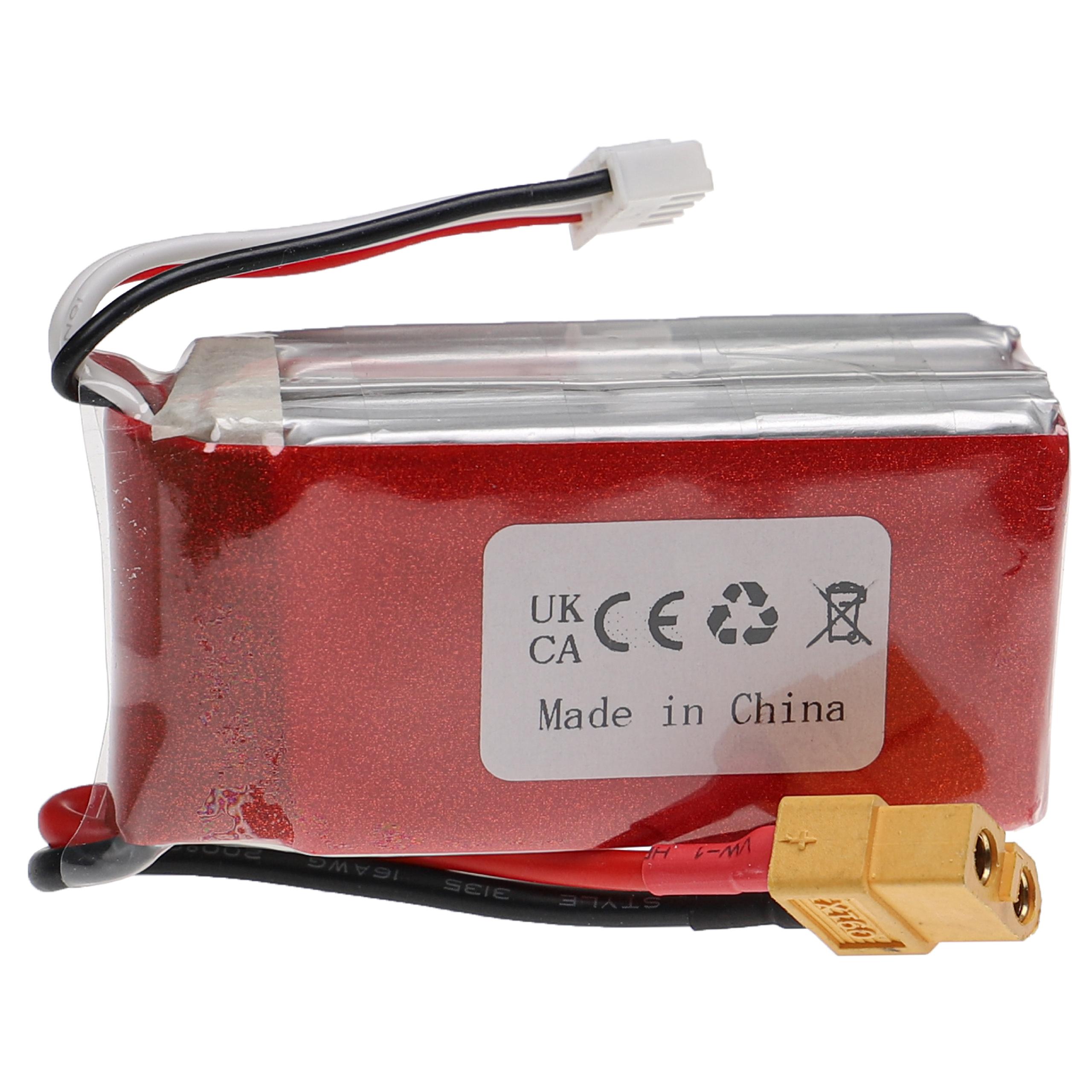 Bateria para Modelos de Radiocontrolo vhbw - 1600 mAh 11.1 V Li-polymer XT60 - Image 2