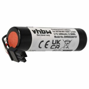 Bateria vhbw para Logitech UE Boom 2 - Li-Ion 3400 mAh compatível com 00798-601-8207