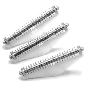 Bloco de corte triplo compatível com Remington MS3-0004 - prateado