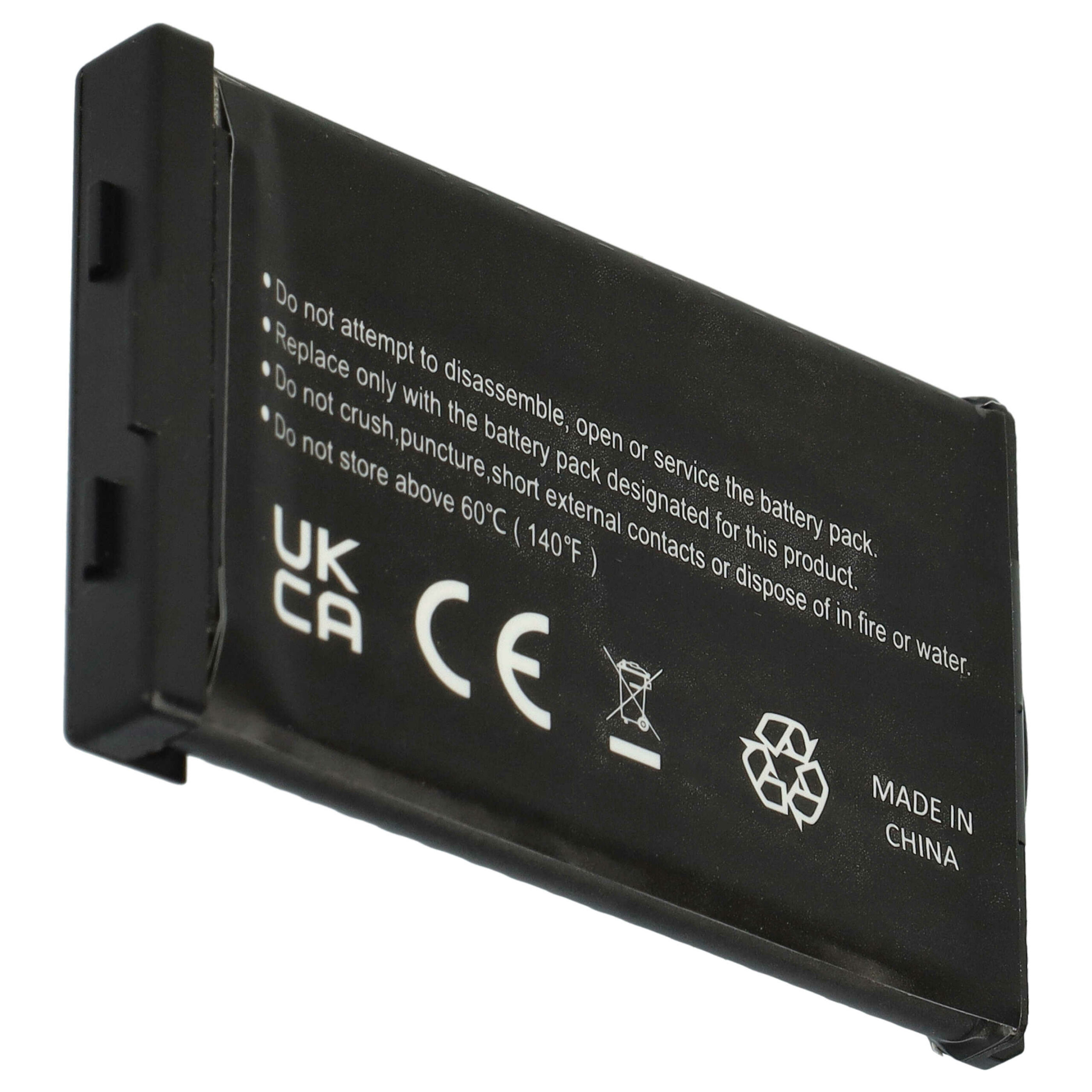 Bateria vhbw 3x para Aastra A600ST1, Mitel telefone fixo — 800 mAh 3.7 V Li-Ion - Image 4