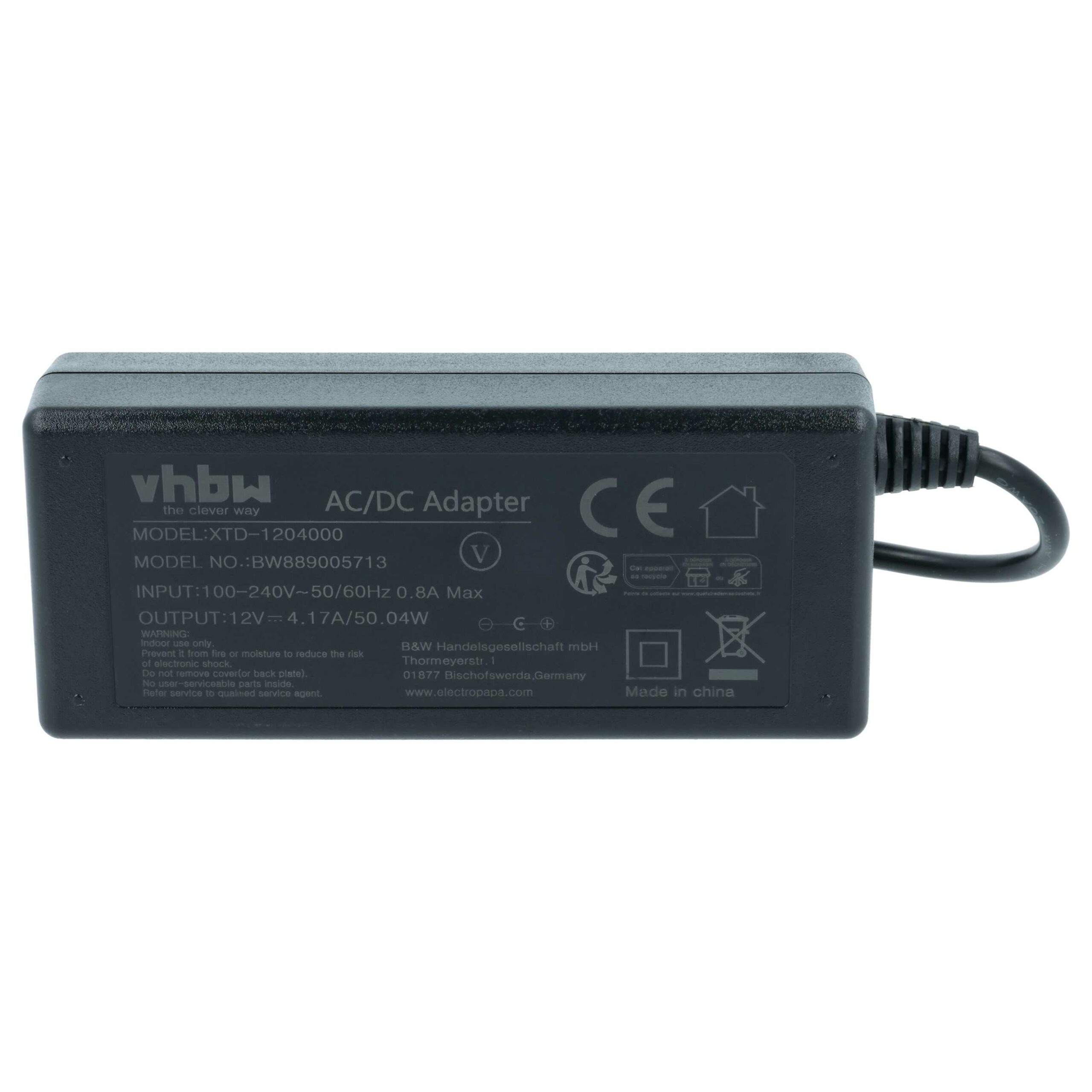 Adaptador de Corrente para Bicicleta Estática Peloton ATS050T-P121 - vhbw - Image 4