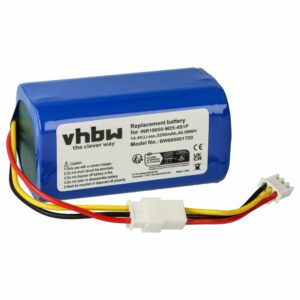 Bateria vhbw 3200mAh 14.4V Li-Ion para Proscenic, Robojet 800T e compatíveis