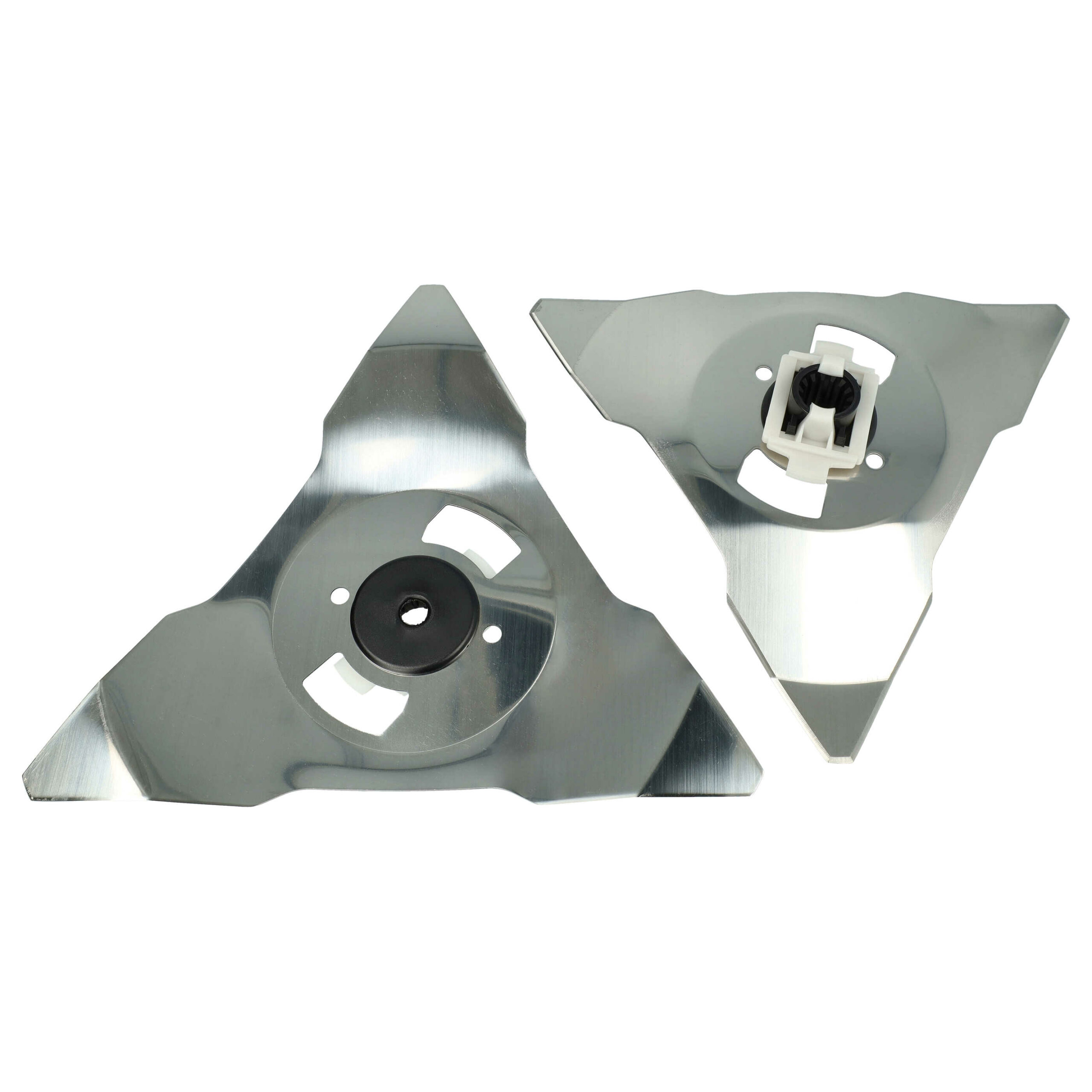 2x Lâmina de Substituição para Cortadores de Relva MTD MRK7003A, MRK6101A - Aço Inoxidável Prateado