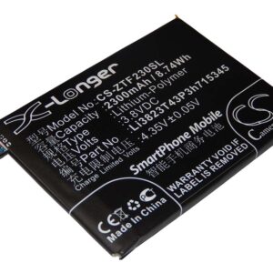 Bateria para Telemóvel ZTE Li3820T43P3h715345, Li3823T43P3h715345-H - 2300 mAh 3.8 V Li-Polímero vhbw
