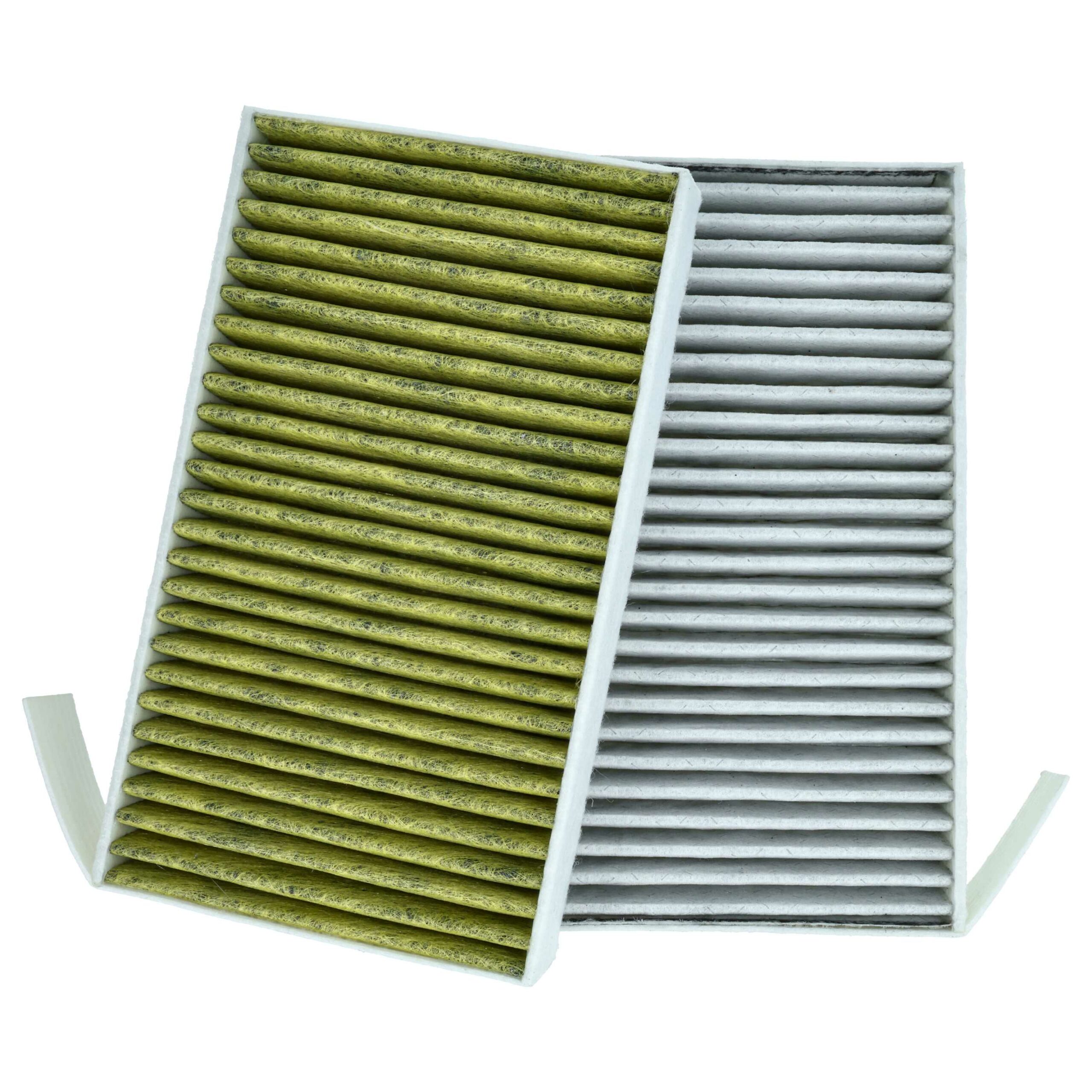2x Filtro de Ar de Cabine com Carvão Ativado vhbw compatível com Blue Print ADBP250014 - Image 2