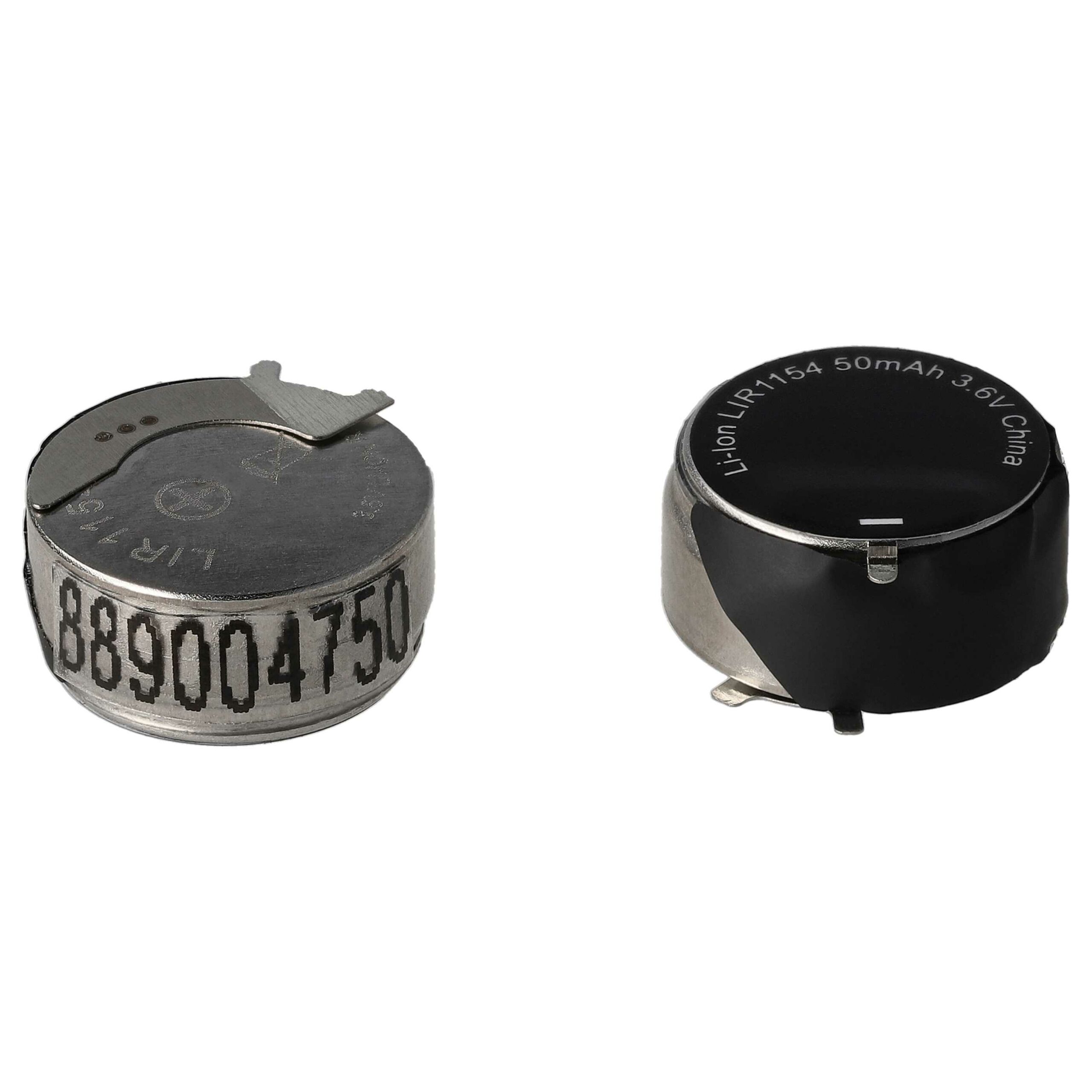 Bateria de Substituição vhbw para AirPods Apple A3HOC, CP1154 - 50 mAh 3.6 V Li-Ion (Pack 2x) - Image 2