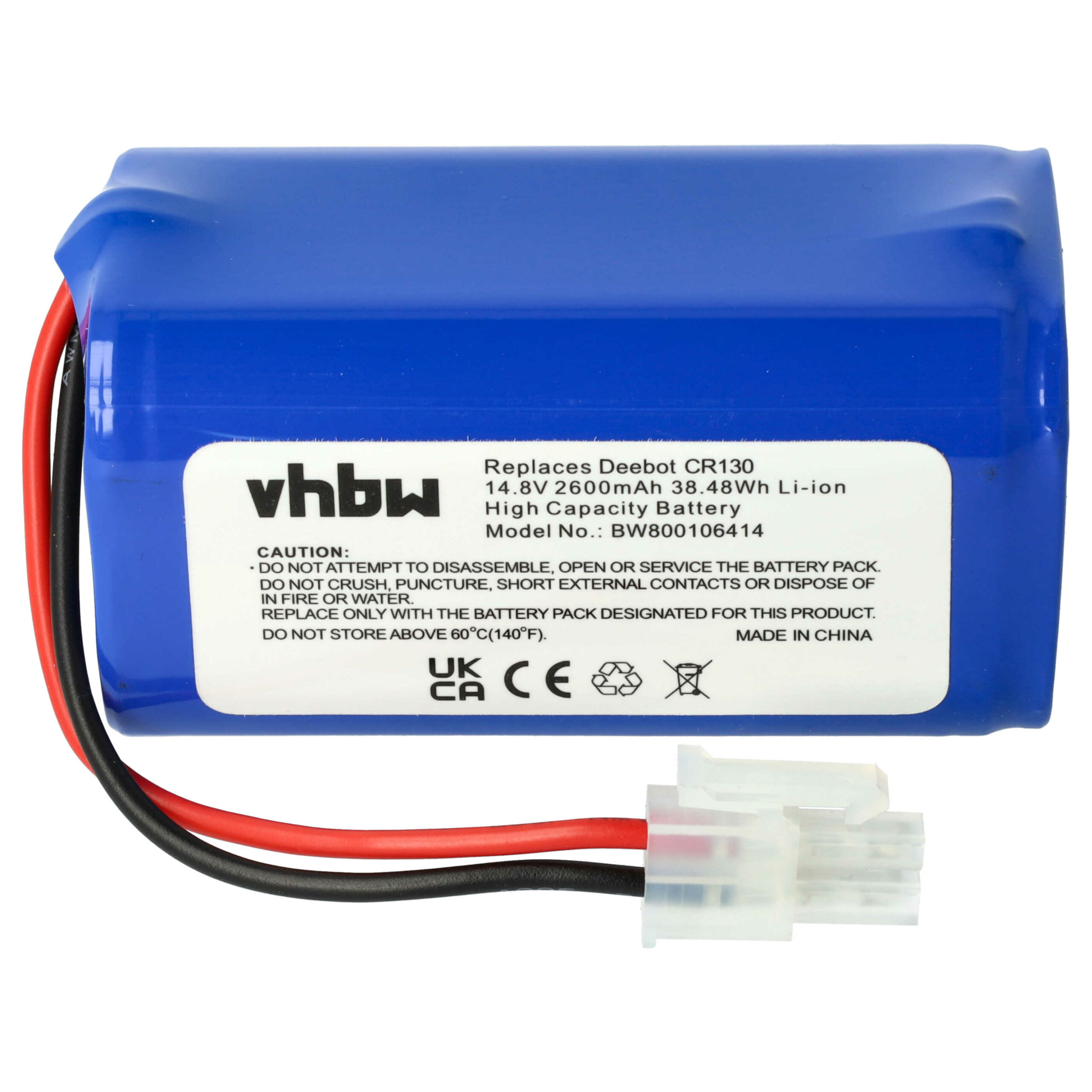Bateria vhbw 2600mAh 14.8V para Ecovacs, Silvercrest, iLife, Dibea, Zaco - Image 3