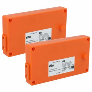 2 Baterias de Substituição para Comando de Rádio Industrial Gross Funk FUA50, BC-GF500, 100-001-885, FUA15 - 2000 mAh